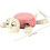 3D Printed Turtle Coaster, Novelty Scared Turtle Coaster, Cute Insulated Cup Holder (Pink) 4
