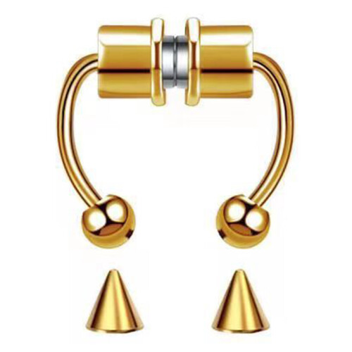 Silver Nose Piercing Ring U-Shape 1