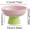 Fruit plate, dried fruit tray with drain, creative draining basket desktop decoration, Pink 2