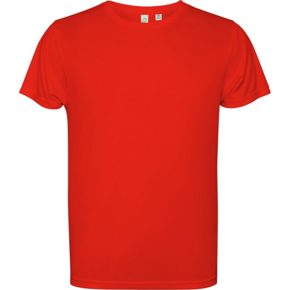 Roly (Xxl, ) Mens Estoril Short-Sleeved T-Shirt Red