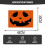 Σετ σουπλά Halloween - Πολύχρωμα - Αδιάβροχα PVC - 4 τεμάχια - 30x45 cm 4
