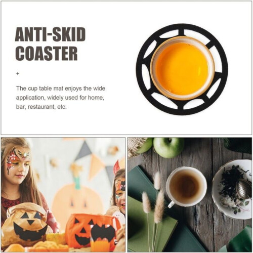Set van 12 vilten placemats voor Halloweenfeestjes 2