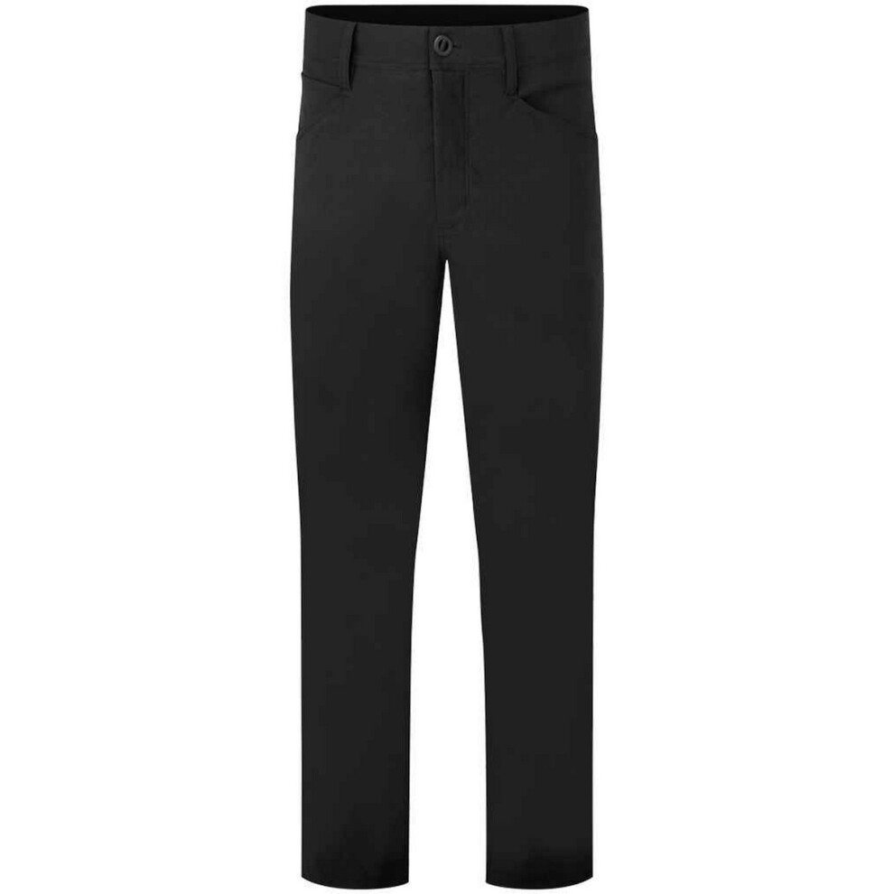 Premier (3Xl R, ) Unisex Adult Adapt Stretchchecker Trousers Black