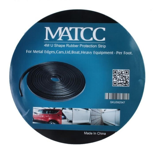 MATCC 4M Autodeur Sierstrip Afdichtstrip Linker Rand Rubber Bescherming 1