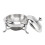 Round Stainless Steel Buffet Stove 22cm 15