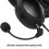SPEAKER - MICROPHONE Headset Microphone Detachable Smooth Communication Useful Noise Reduction style-Black1 3