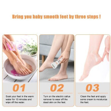 Professional Waterproof Electric Foot File for Removing Dead/Cracked Skin
