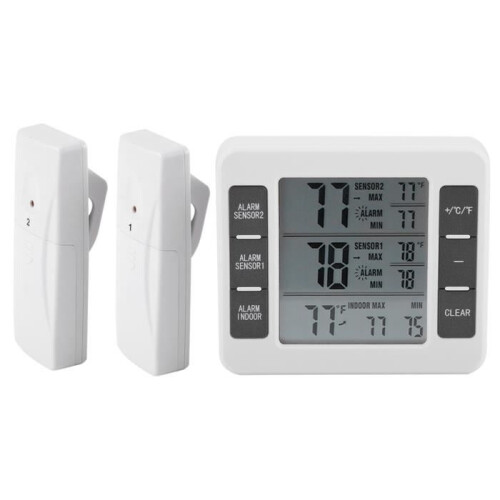 2 stuks digitale koelkasttemperatuursonde thermometer -TUN 1