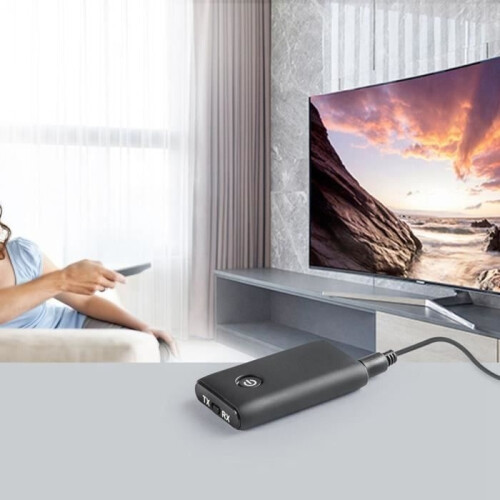 Bluetooth 5.0 audioadapter 2-in-1 transceiver A2DP 3,5 mm hulp-Bluetooth-adapter voor pc en tv 2