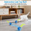 Interactive cat ball with replaceable tail, smart interactive ball, 2 speeds, automatic electric toy ball 4