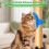 Kattenmassageborstel - 4-delige set - Siliconen - Verstelbare maat - Multifunctioneel 5