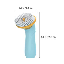 Set of 4 pet bath brushes, cat grooming comb, shampoo shower, cleaning gloves