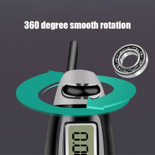 2.8 Million Blue Rope - Wireless Electronic Skipping Rope Set, Smart LCD Screen, Counter