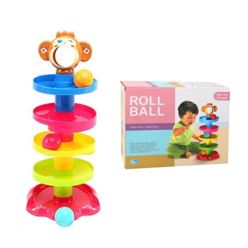 Marble Toy - OKUMGGYJ - Spinning Tower - 5 Layers - Educational Development 1