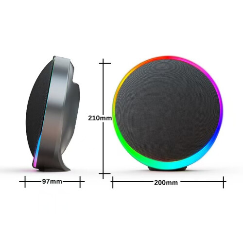 9th Generation Satellite Bluetooth Speaker – Desktop & Home Use, Outdoor Portable, Black 1