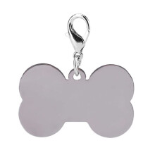 Pink alloy pet ID tag, pet name ID pendant for dogs and