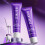 Purple toothpaste for teeth cleaning and care. 2