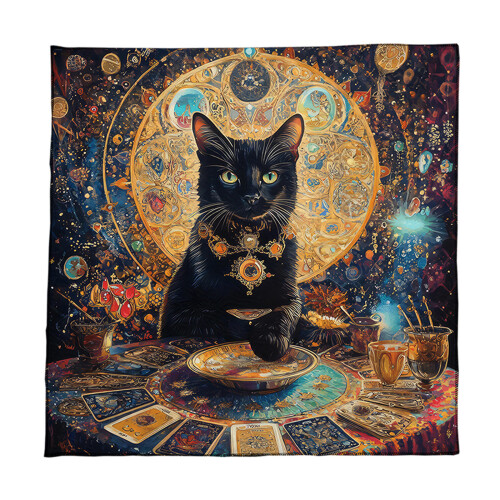 Multifunctional Divinations Table Cloth Board Game-A 75x75cm