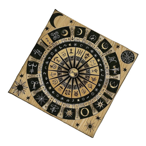 Mysterious Game Mat Pendulums Divinations Altar-75x75cm