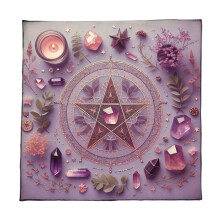 Tarots Tablecloth Plushs Velvets Multiple-A 75x75cm