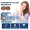 Moldable solid dental gum pellets for temporary cavity fill, gap closure. 3