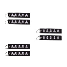 6St Polyester Auto Thema Sleutelhanger Met Borduurwerk