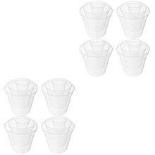 24St Decoratieve Orchidee Potten Met Afwateringsgaatjes, Plastic