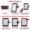 RF Remote Control for Kobo and Kindle e-readers, Page Turner for iPad, iPhone, Android Tablets, Black 4