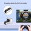 PS5 Controller Charger for Playstation 5 Controller, Dual USB Fast Charging Stand with LED Indicator - Black 1