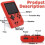Portable Console - Retro - 400 Games - 3-inch Screen - USB Rechargeable - Red 3