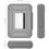 Protective case for 3.5-inch external hard drive - Anti-static, shockproof and dustproof - Gray 4