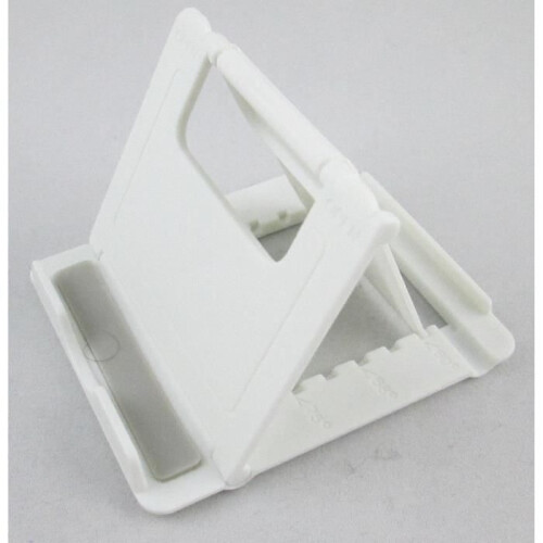 Tablet Stand - Universal - Foldable - Adjustable - White - 5 Positions 2