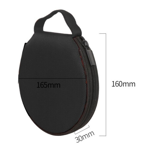 Portable CD sleeve protects your record collection. Black label. 2
