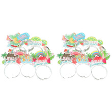 24St Flexibele Luau Hoofdbanden in Assorti Kleuren Voor Zomerfeesten