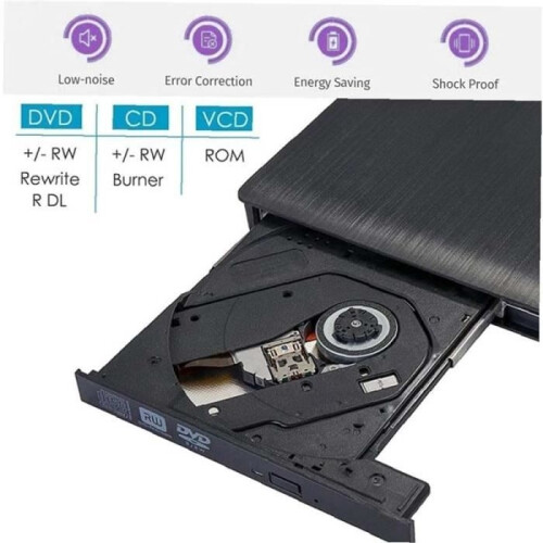 Externe USB 3.0/Type-C cd-lezer/brander voor laptops en pc's 1
