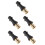 5St Quick Connect Tuinslang Adapter Zwart Plastic Koperen Wasadapter 1