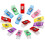 Sewing Clips - Craft Sewing - 60 Pieces - Colored Plastic - Dimensions 2.7x1x1.5 cm - Multi-colored 2