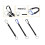 Extendable Keychain - Not specified - 3 Pieces - Durable TPU - Multifunctional - Practical 3