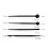 Ceramic modeling tools - 23-piece set - Stainless steel - Rubber - Wood 3