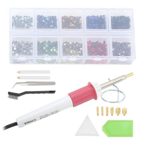 Tbest Hotfix Rhinestone Applicator Set - Simple Operation - Hotfix Rhinestone Applicator Tools for Crafts 1