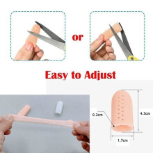 Gel finger protectors, protective finger support (14-piece set, new breathable material), finger sleeves