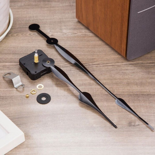 High longitudinal axis clock movement mechanism with 12-inch long hands 2