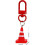 2pcs, Traffic Cone Keychain, Road Cone Keychain - Traffic Cone Pattern Keychain, Bag Charm 4