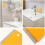 Window squeegee, car window scraper, hanging shower squeegee with bristles, bathroom window wiper, for 3