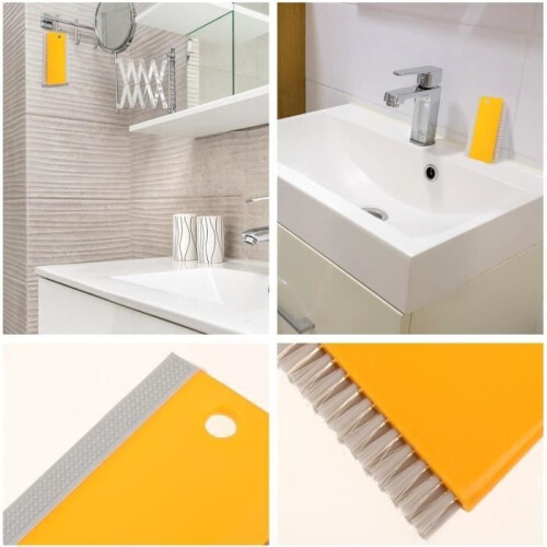 Window squeegee, car window scraper, hanging shower squeegee with bristles, bathroom window wiper, for 2