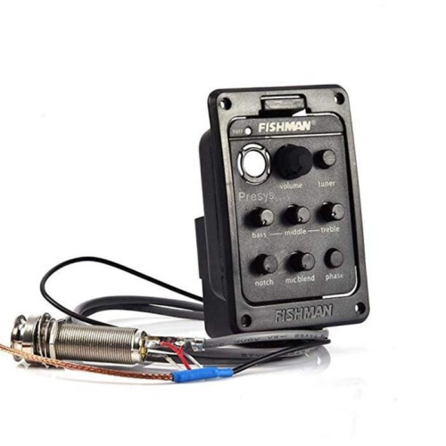 Dubbele mengmicrofoon, gitaarvoorversterker, equalizer, tuner, piëzo-element, Beat Guitar accessoires 301 1