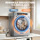 Homcom HOMCOM 5 kg Portable Vented Tumble Dryer Machine with Timer, Silver Tone 5