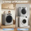 Homcom HOMCOM 5 kg Portable Vented Tumble Dryer Machine with Timer, Silver Tone 6