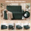 Homcom (Green) HOMCOM 2 Seater Sofa Bed, 3-in-1 Velvet Pull Out Sleeper Sofa 4