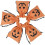 Jute gift bag - Pumpkin shape - Pack of 30 - Orange - Drawstring 4